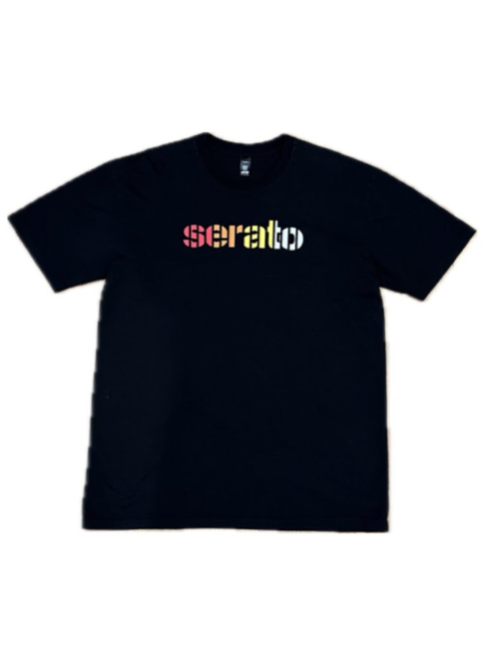 Serrato Roland DJ-808 Front + Back Graphic Crewneck Unisex T-Shirt (Black)